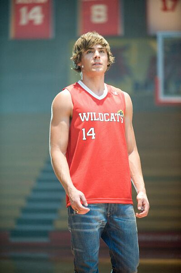 Zac Efron en High School Musical 3. Fin de Curso