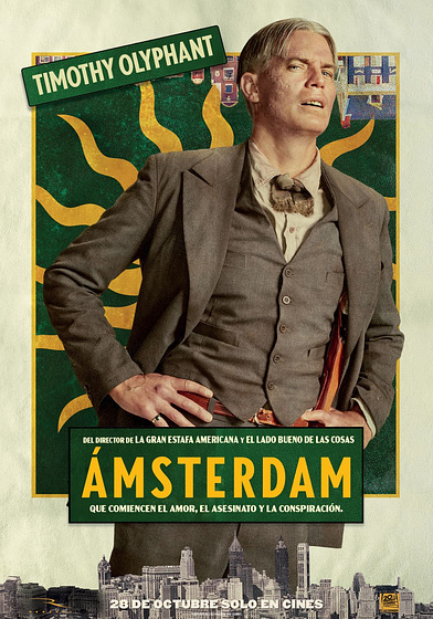 Imagen de Amsterdam (Cartel personajes español)