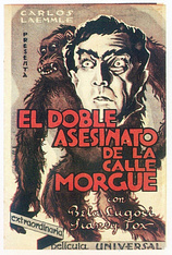 poster of movie El Doble Asesinato en la Calle Morgue