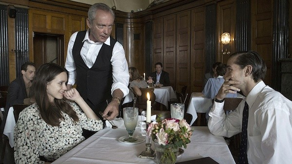 Udo Kier, Shia LaBeouf y Stacy Martin en Nymphomaniac. Parte 2