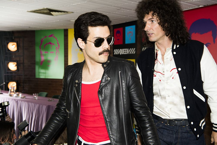 Rami Malek y Gwilym Lee en Bohemian Rhapsody