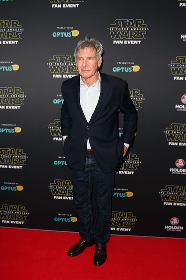 Harrison Ford [I] en Star Wars: Episodio VII. El Despertar de la Fuerza (Evento en Sidney. Diciembre 2015)