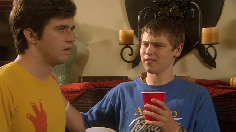 Dan Sykes en Virgen a los 18