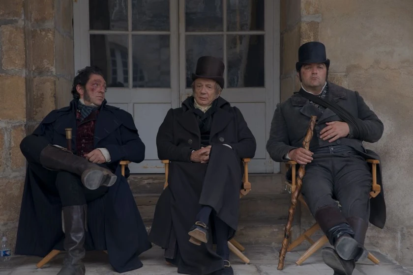 Vincent Cassel y Fabrice Luchini en el-emperador-de-paris