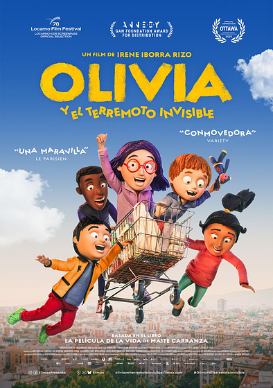 Imagen de Olivia y el Terremoto Invisible (Cartel español)