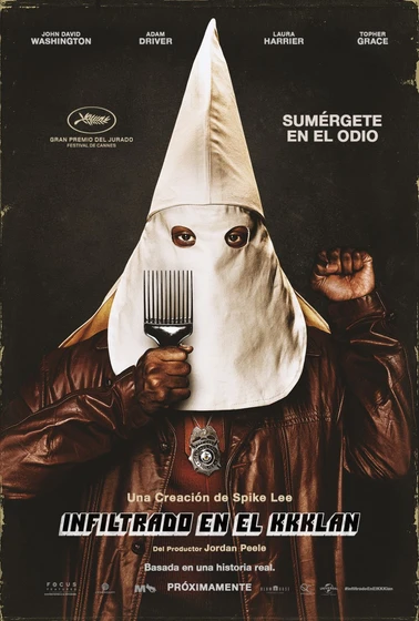Imagen de infiltrado-en-el-kkklan (Cartel español)