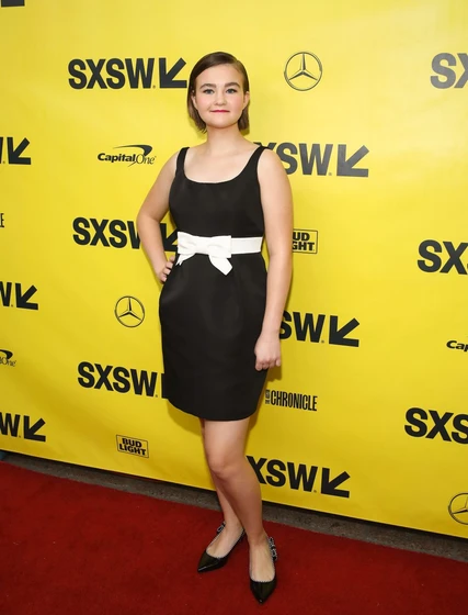 Millicent Simmonds en Un Lugar tranquilo (Premiere en Texas. Marzo 2018)