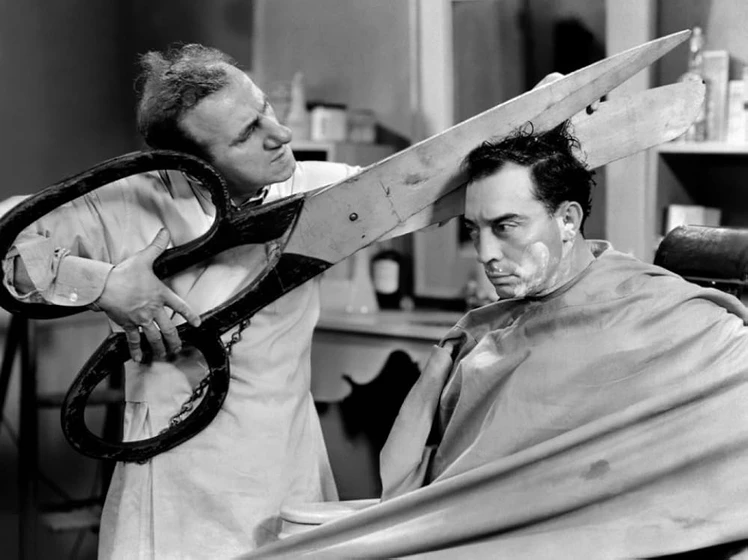 Buster Keaton y Jimmy Durante en queremos-cerveza