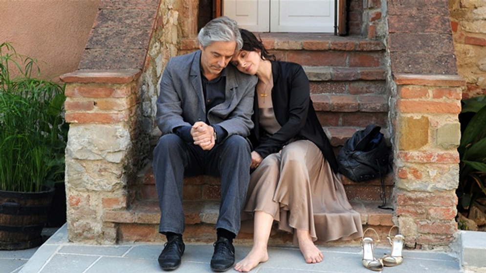 Juliette Binoche y William Shimell en Copia Certificada