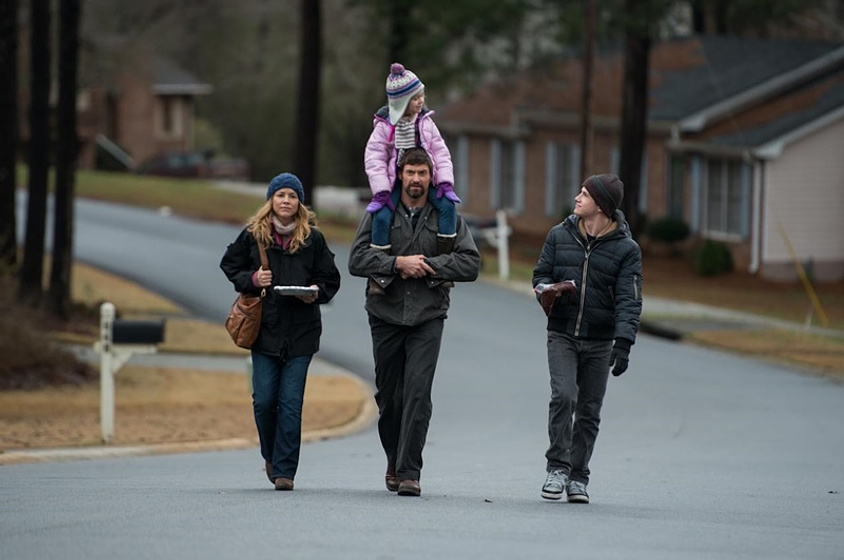 Maria Bello, Hugh Jackman y Dylan Minnette en Prisioneros