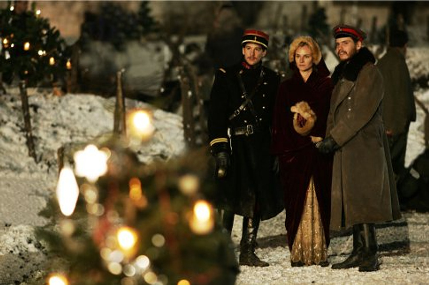 Guillaume Canet, Daniel Brühl y Diane Kruger en Feliz Navidad