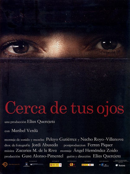 Imagen de Cerca de tus ojos (Cartel)
