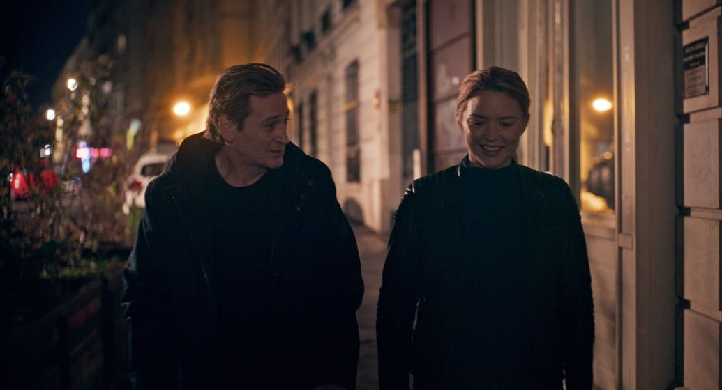 Benoît Magimel y Virginie Efira en Memorias de Paris