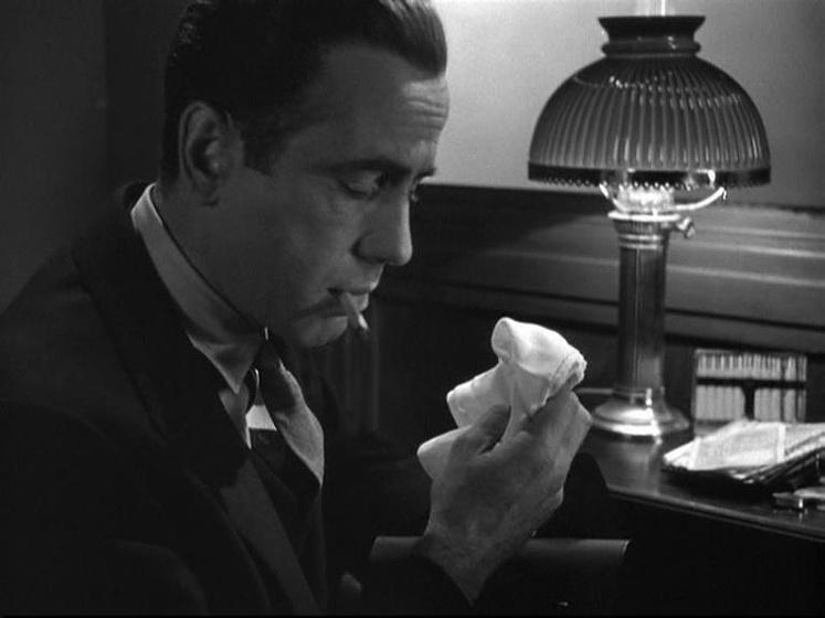 Humphrey Bogart en El Halcón Maltés