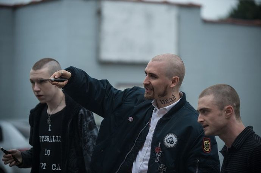 Daniel Radcliffe, Seth Numrich y Devin Druid en Imperium