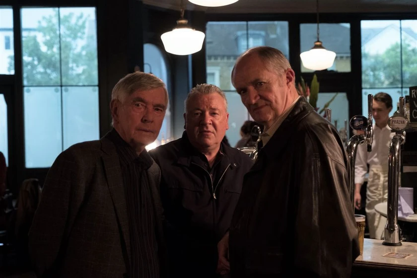Jim Broadbent, Ray Winstone y Tom Courtenay en rey-de-ladrones