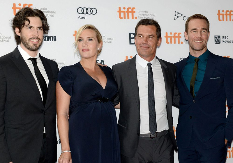 Kate Winslet, Josh Brolin, James Van Der Beek y Jason Reitman en Una Vida en Tres Días (Festival de Toronto. 2014)