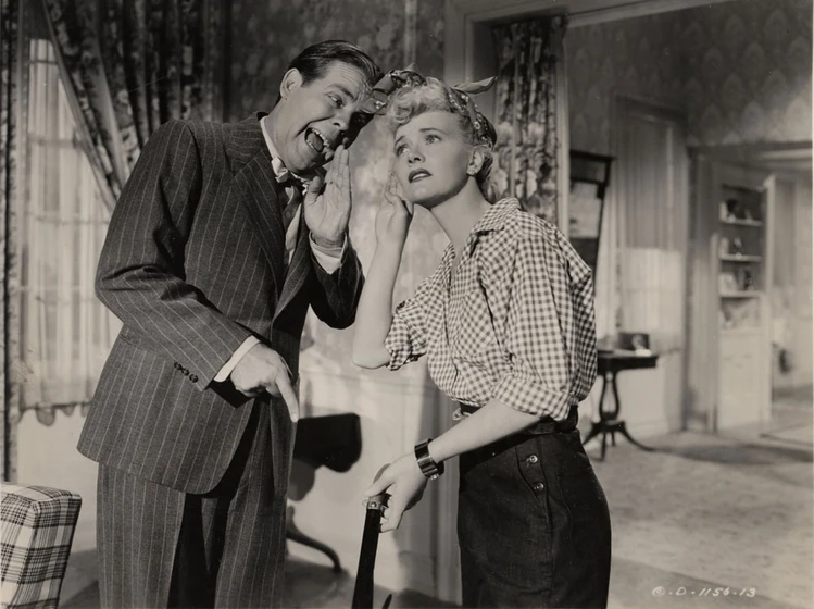 Arthur Lake y Penny Singleton en blondie-s-anniversary