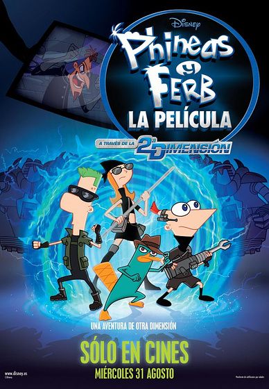 Imagen de Phineas y Ferb: A través de la segunda dimensión (Cartel)
