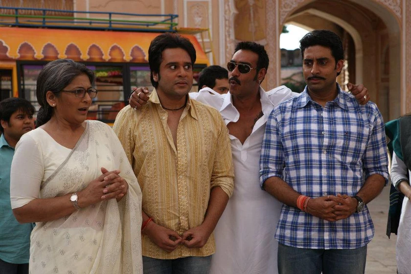 Abhishek Bachchan, Archana Puran Singh, Ajay Devgn y Krishna Abhishek en bol-bachchan