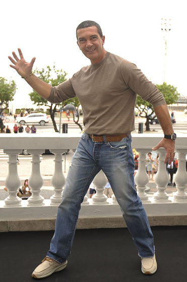 Antonio Banderas en El Gato con Botas (Photocall en Brasil. Noviembre 2011)