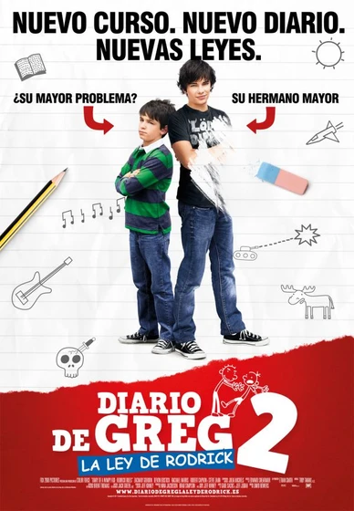 Imagen de diario-de-greg-2-la-ley-de-rodrick (Cartel)