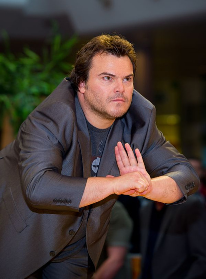 Jack Black en Kung Fu Panda 2 (Premiere en Londres. Junio 2011)