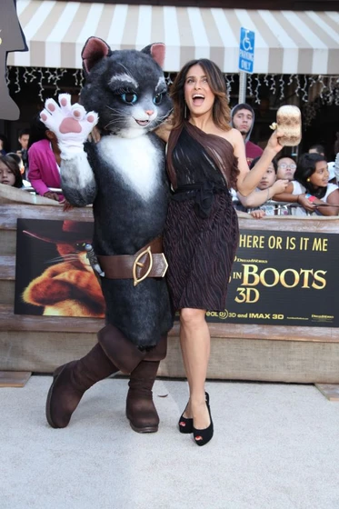 Salma Hayek en El Gato con Botas (Premiere en Los Angeles. Octubre 2011)