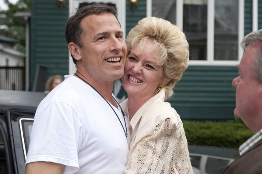 Melissa Leo y Micky Ward en The Fighter