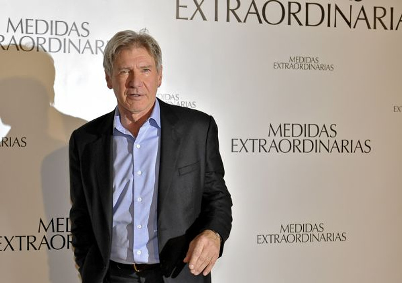 Harrison Ford [I] en Medidas Extraordinarias (Photocall en Madrid. Febrero 2010)