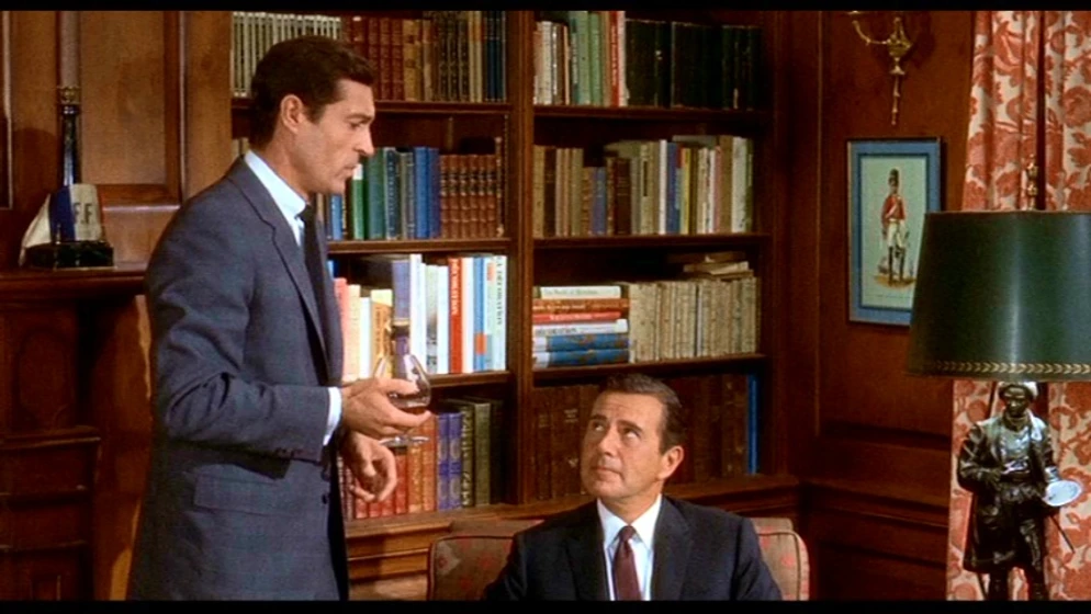 John Forsythe y Frederick Stafford en topaz