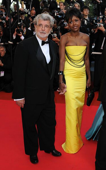 George Lucas en Indiana Jones y el Reino de la Calavera de Cristal (Premiere en Cannes. Mayo 2008)