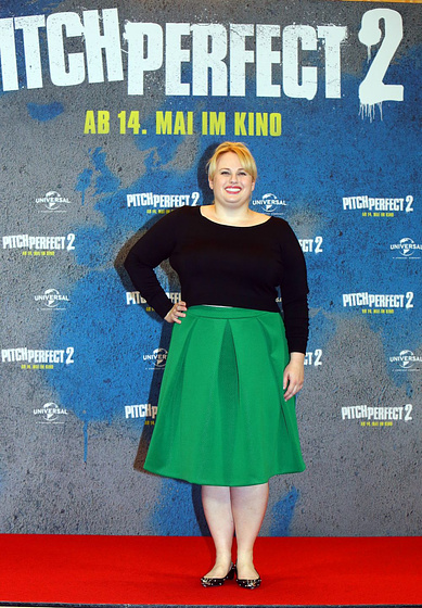 Rebel Wilson en Dando la nota. Aún más alto (Photocall en Berlin. Mayo 2015)