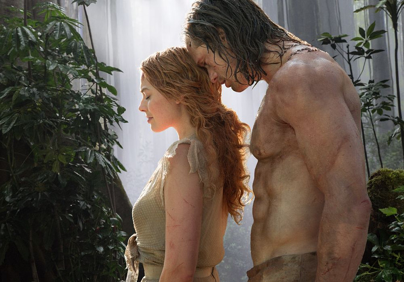Alexander Skarsgård y Margot Robbie en La Leyenda de Tarzan