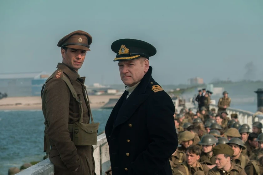 Kenneth Branagh y James D'Arcy en dunkerque
