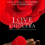 Carátula de la banda de sonido de El Amor en los Tiempos del Cólera