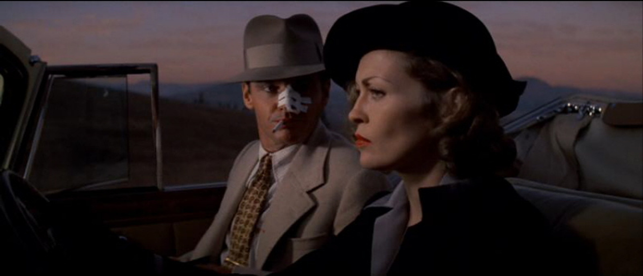 Jack Nicholson y Faye Dunaway en Chinatown