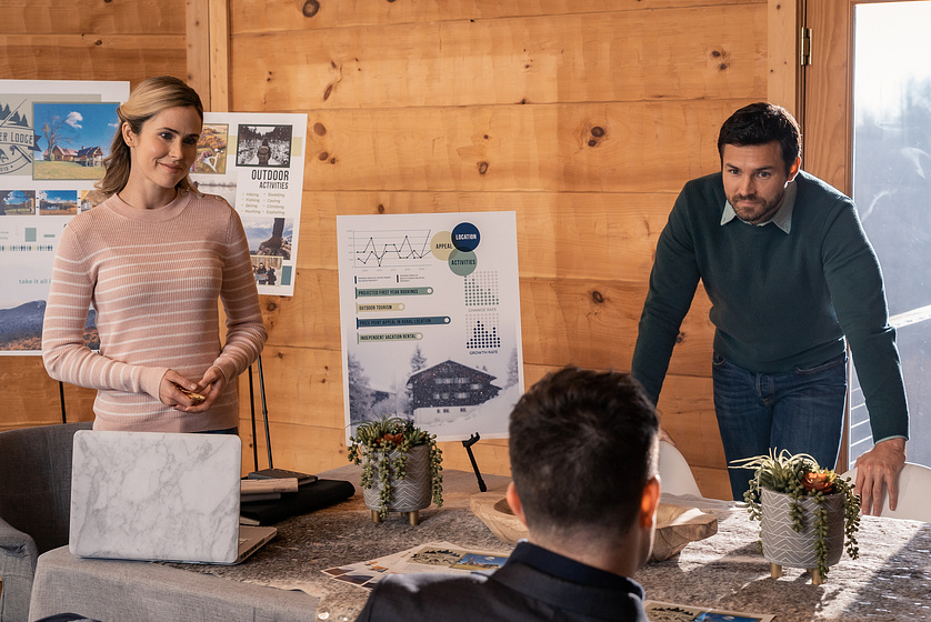 Anna Hutchison y Rocky Myers en Un Refugio para el Amor