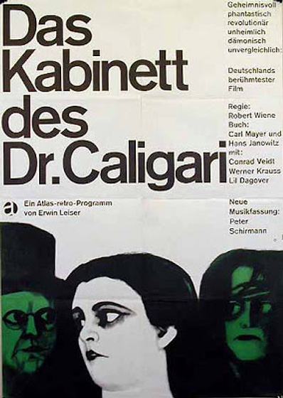 Imagen de El Gabinete del Dr. Caligari (Cartel alemán alternativo)