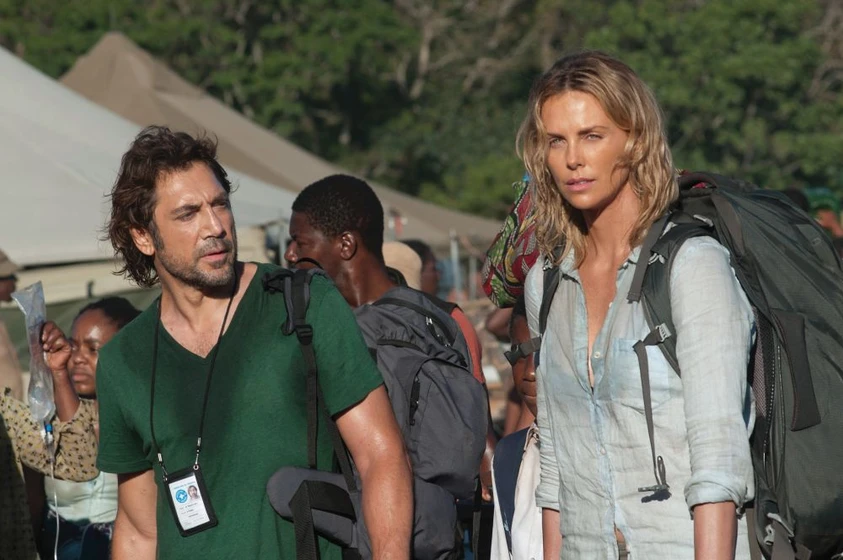 Charlize Theron y Javier Bardem en dire-tu-nombre