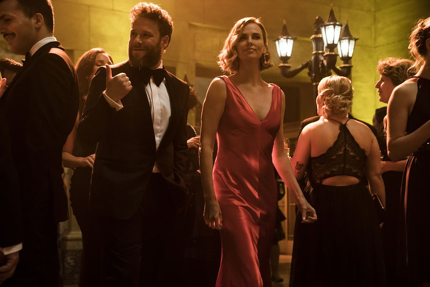 Charlize Theron y Seth Rogen en Casi Imposible