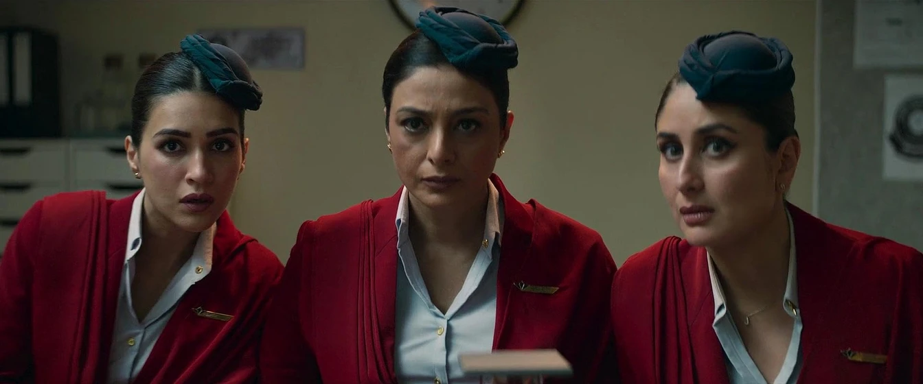 Tabu, Kareena Kapoor y Kriti Sanon en crew