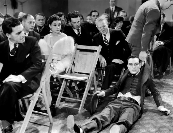Buster Keaton y Phyllis Barry en queremos-cerveza