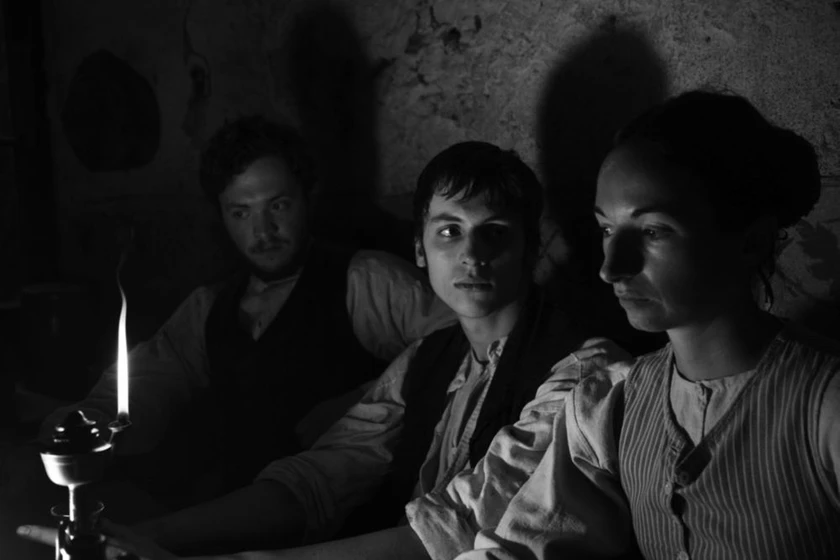 Jan Dieter Schneider, Maximilian Scheidt y Mélanie Fouché en heimat-la-otra-tierra