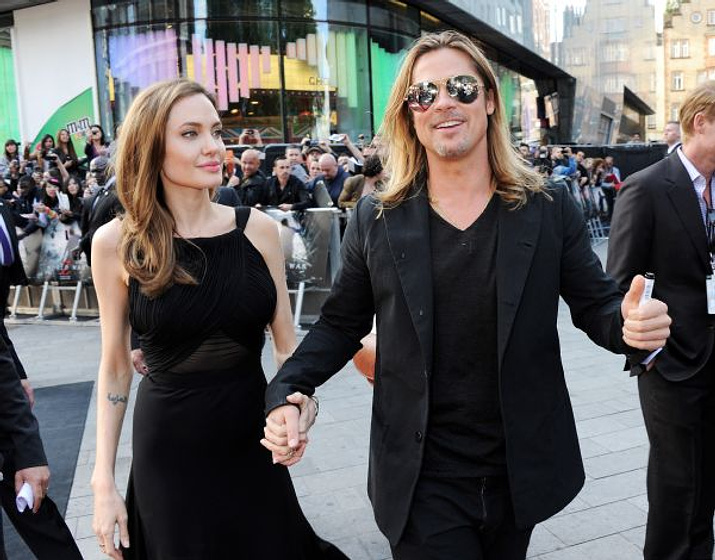 Brad Pitt y Angelina Jolie en Guerra Mundial Z (Premiere en Londres. Junio 2013)