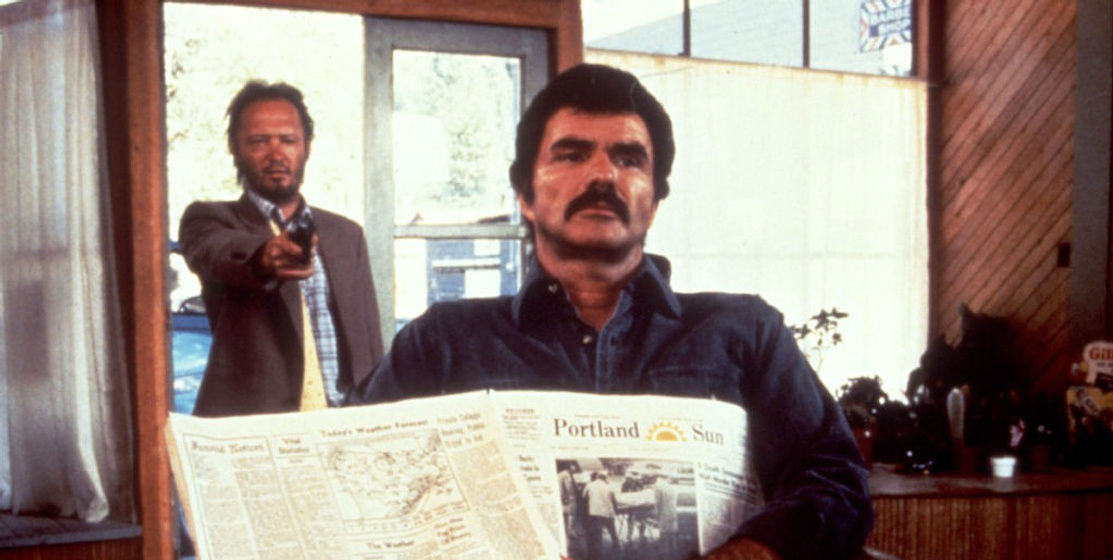 Burt Reynolds y Tracey Walter en Malone