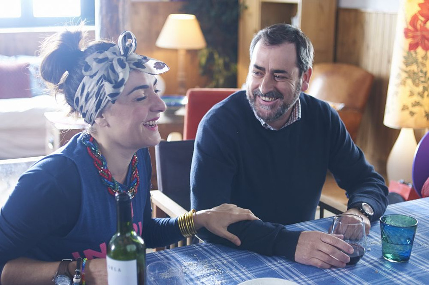 Candela Peña y Jorge Bosch en Las ovejas no pierden el tren