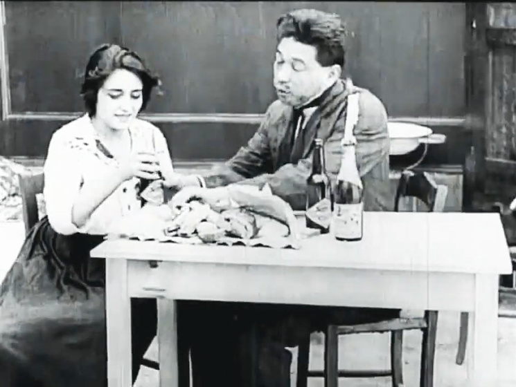 Elena Sánchez Valenzuela y Alfonso Busson en Santa
