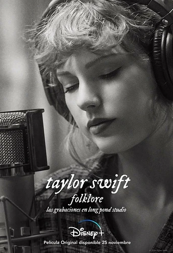 Poster de Taylor Swift: Folklore. las Grabaciones en Long Pond Studio