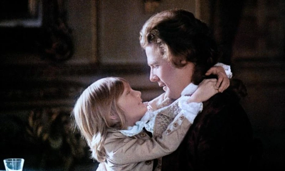 Ryan O'Neal y David Morley en barry-lyndon